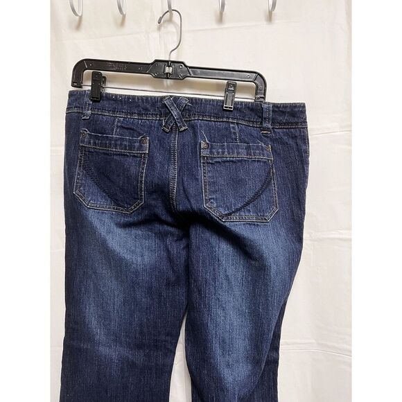 Sonoma Jeans Womens 14P Blue Straight Medium Wash 14 Petite Mid Rise 35x26 BQB-C - Picture 2 of 7